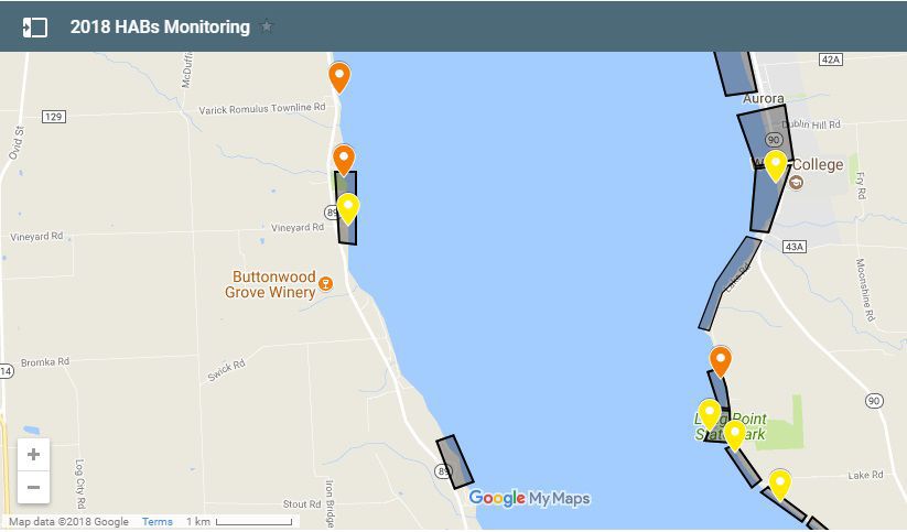 HAB mapping by CSI